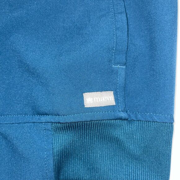 Teal Momentum By Maevn Scrub Jacket Size M - Picture 5 of 11